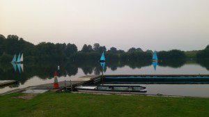 Avery still evening sail at the Flash 