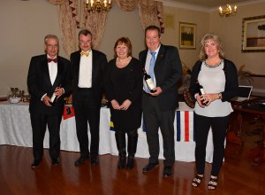 Some of The Friday night trainers at the annual dinner 2015